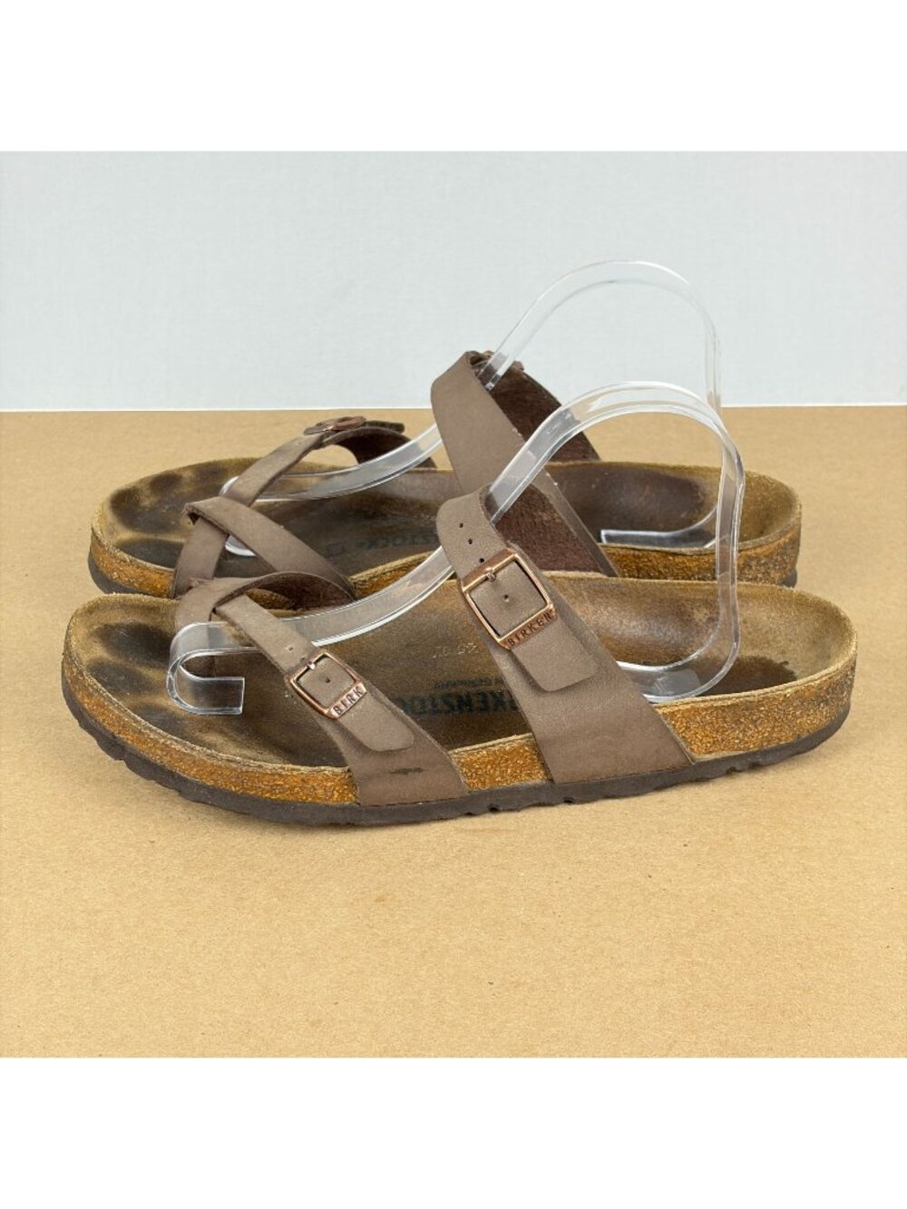 Birkenstock Mayari Birko Flor Sandals Womens 11 Brown Adjustable Buckles